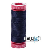 Aurifil Mako 12wt Cotton 50 m 54 yd. spool - 2785 Very Dark Navy